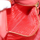 PRADA Hand Bag Nylon 2way Red Auth 112943-24