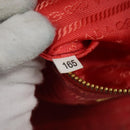 PRADA Hand Bag Nylon 2way Red Auth 112943-12