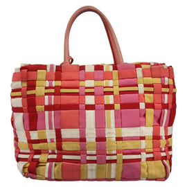 PRADA Hand Bag Nylon 2way Red Auth 112943 - 0