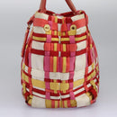 PRADA Hand Bag Nylon 2way Red Auth 112943-3