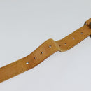 LOUIS VUITTON Adjustable Shoulder Strap Leather 36.6""-43.7"" Beige Auth 112950-13