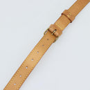 LOUIS VUITTON Adjustable Shoulder Strap Leather 36.6""-43.7"" Beige Auth 112950-20