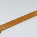 LOUIS VUITTON Adjustable Shoulder Strap Leather 36.6""-43.7"" Beige Auth 112950-5