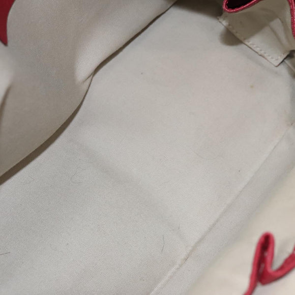 BURBERRY Nova Check Hand Bag Canvas Beige Auth 112951