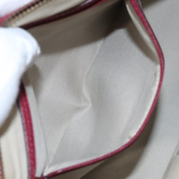 BURBERRY Nova Check Hand Bag Canvas Beige Auth 112951