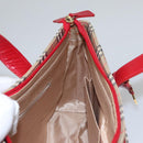 BURBERRY Nova Check Hand Bag Canvas Beige Auth 112952-20