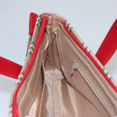 BURBERRY Nova Check Hand Bag Canvas Beige Auth 112952-21