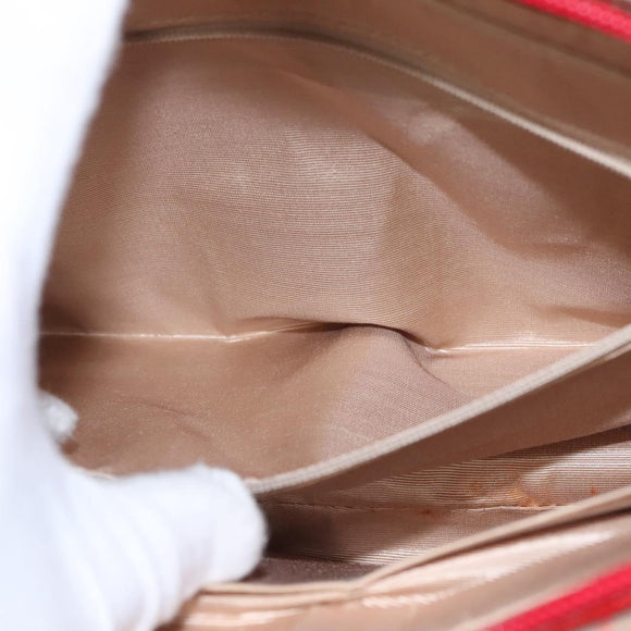 BURBERRY Nova Check Hand Bag Canvas Beige Auth 112952