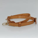 LOUIS VUITTON Adjustable Shoulder Strap Leather 36.2""""""""-43.3"""""""" Beige Auth 112956-3