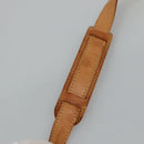 LOUIS VUITTON Adjustable Shoulder Strap Leather 36.2""""""""-43.3"""""""" Beige Auth 112956-6