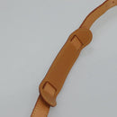 LOUIS VUITTON Adjustable Shoulder Strap Leather 36.2""-43.3"" Beige Auth 112956-7