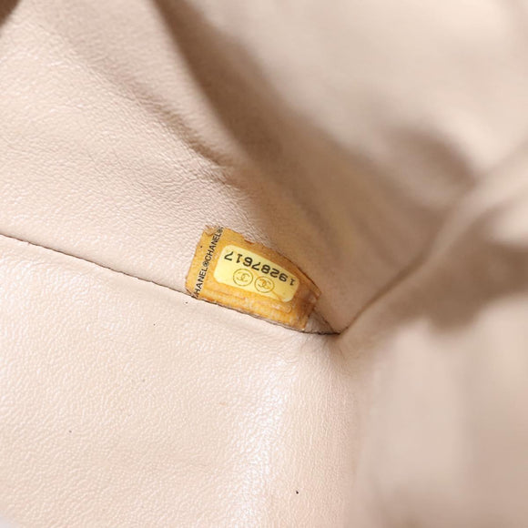 CHANEL Matelasse 25 Border Double Flap Chain Hand Cotton Red CC Auth 112984A