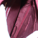 BURBERRY Nova Check Shoulder Bag Canvas Beige Red Auth 112999-12