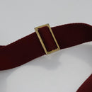 BURBERRY Nova Check Shoulder Bag Canvas Beige Red Auth 112999-9