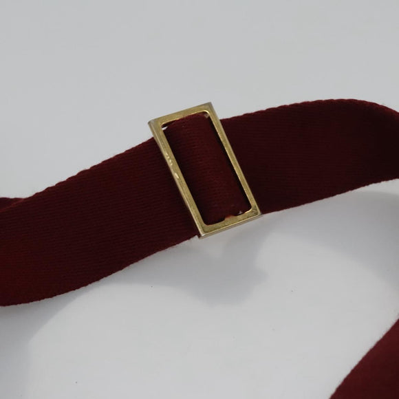 BURBERRY Nova Check Shoulder Bag Canvas Beige Red Auth 112999