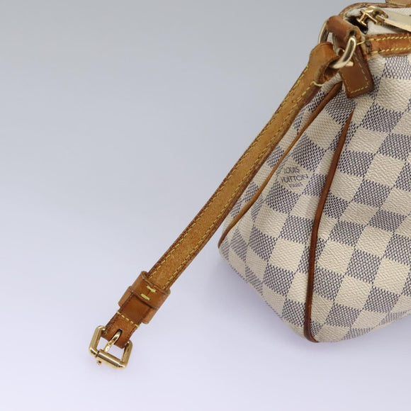 LOUIS VUITTON Damier Azur Siracusa PM Shoulder Bag N41113 LV Auth 113002