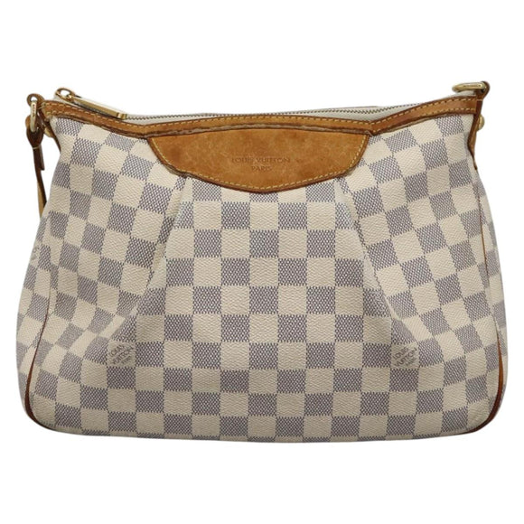 LOUIS VUITTON Damier Azur Siracusa PM Shoulder Bag N41113 LV Auth 113002