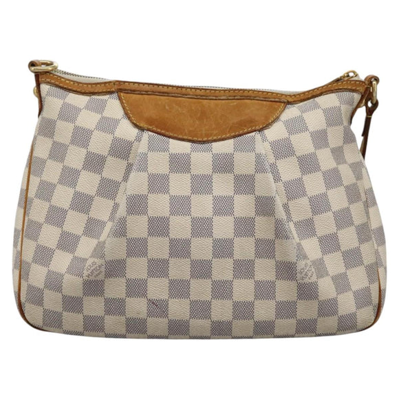LOUIS VUITTON Damier Azur Siracusa PM Shoulder Bag N41113 LV Auth 113002