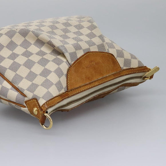 LOUIS VUITTON Damier Azur Siracusa PM Shoulder Bag N41113 LV Auth 113002