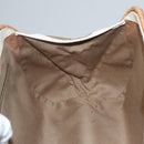 Salvatore Ferragamo Gancini Basket Bag Rattan Leather Brown gold Auth 113007-19