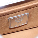 MCM Chain Shoulder Bag Leather Silver Auth 113036-19