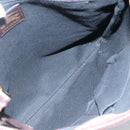 BURBERRY Nova Check Shoulder Bag PVC Leather Beige Auth 113037-11