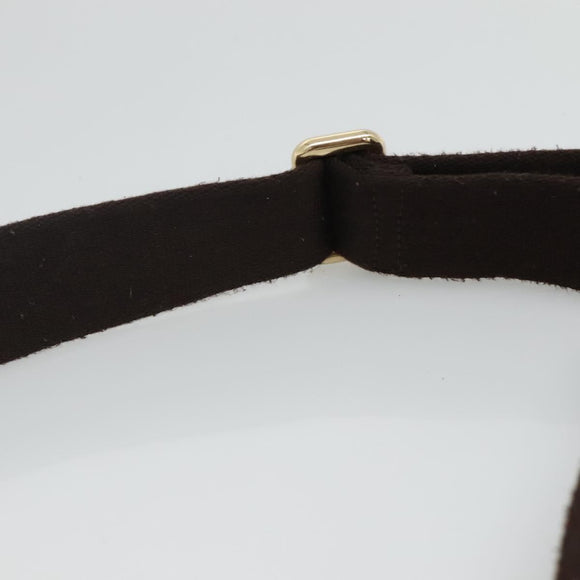 BURBERRY Nova Check Shoulder Bag PVC Leather Beige Auth 113037