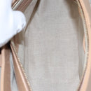 BVLGARI Chandra Shoulder Bag Canvas Beige Auth 113047-11