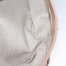 BVLGARI Chandra Shoulder Bag Canvas Beige Auth 113047-23