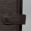 LOUIS VUITTON Epi Agenda MM Day Planner Cover Mocha R2004D LV Auth 113051-17