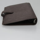 LOUIS VUITTON Epi Agenda MM Day Planner Cover Mocha R2004D LV Auth 113051-5