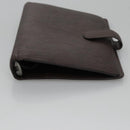 LOUIS VUITTON Epi Agenda MM Day Planner Cover Mocha R2004D LV Auth 113051-6