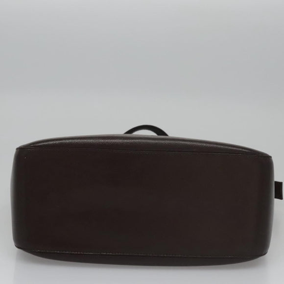 BURBERRY Nova Check Hand Bag Canvas Beige Auth 113053