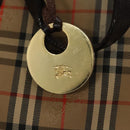 BURBERRY Nova Check Hand Bag Canvas Beige Auth 113053-11