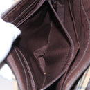 BURBERRY Nova Check Hand Bag Canvas Beige Auth 113053-22