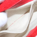 BURBERRY Chain Shoulder Bag pile Red Auth 113077V-21