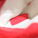 BURBERRY Chain Shoulder Bag pile Red Auth 113077V-12