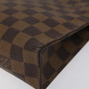 LOUIS VUITTON Damier Ebene Poche Toilette 26 Pouch N47543 LV Auth 113078-15