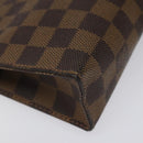 LOUIS VUITTON Damier Ebene Poche Toilette 26 Pouch N47543 LV Auth 113078-16