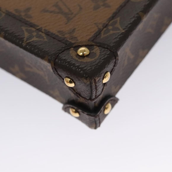 LOUIS VUITTON Reverse Pochette Trunk Vertical Shoulder Bag M67873 Auth 113104A