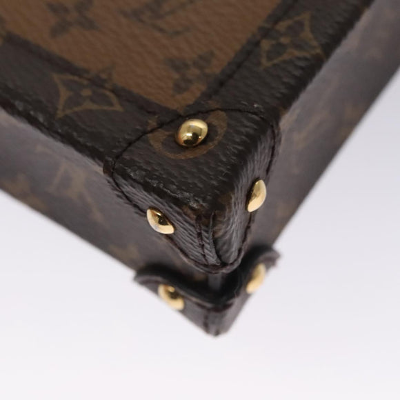 LOUIS VUITTON Reverse Pochette Trunk Vertical Shoulder Bag M67873 Auth 113104A