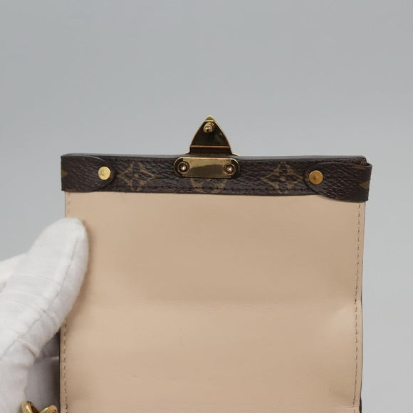 LOUIS VUITTON Reverse Pochette Trunk Vertical Shoulder Bag M67873 Auth 113104A