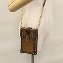 LOUIS VUITTON Reverse Pochette Trunk Vertical Shoulder Bag M67873 Auth 113104A-24