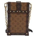 LOUIS VUITTON Reverse Pochette Trunk Vertical Shoulder Bag M67873 Auth 113104SAM-2