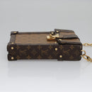 LOUIS VUITTON Reverse Pochette Trunk Vertical Shoulder Bag M67873 Auth 113104A-4