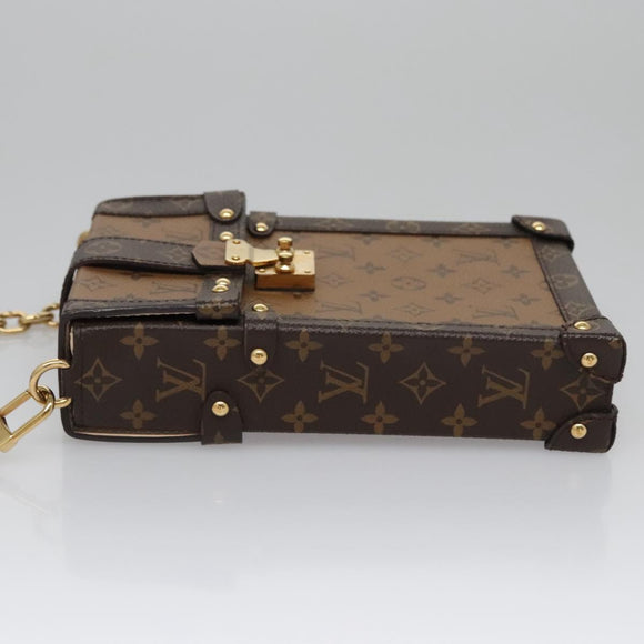 LOUIS VUITTON Reverse Pochette Trunk Vertical Shoulder Bag M67873 Auth 113104A