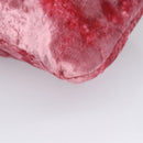 Miu Miu Pouch Velor Pink Auth 113113V-9