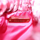 Miu Miu Pouch Velor Pink Auth 113113V-10