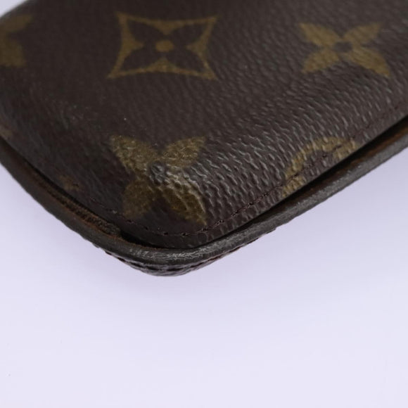 LOUIS VUITTON Monogram Etui Telephone International Cell Case M63064 Auth 113123