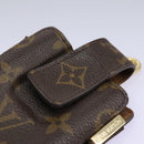 LOUIS VUITTON Monogram Etui Telephone International Cell Case M63064 Auth 113123-14